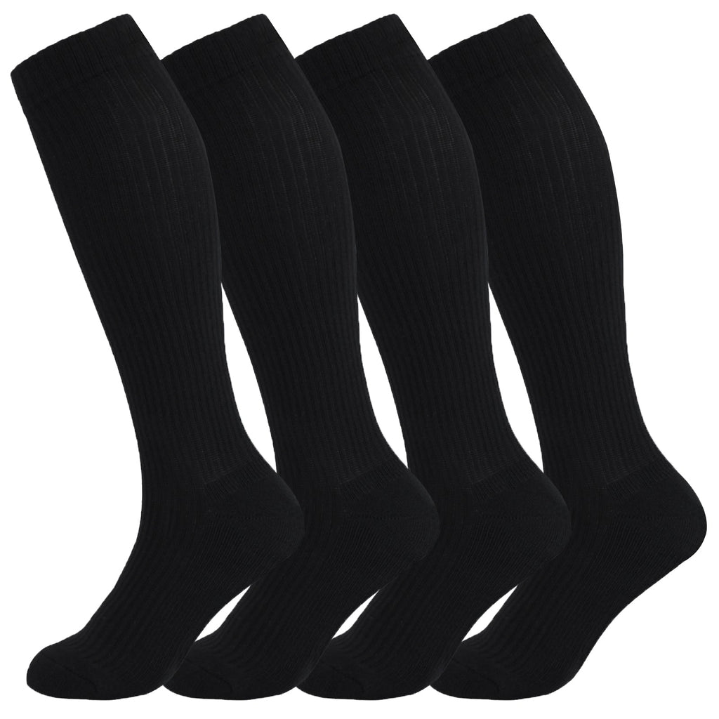8-15mmHg Cotton Compression Socks 4Paris Knee High for Sports Travel Nurse