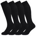 8-15mmHg Cotton Compression Socks 4Paris Knee High for Sports Travel Nurse