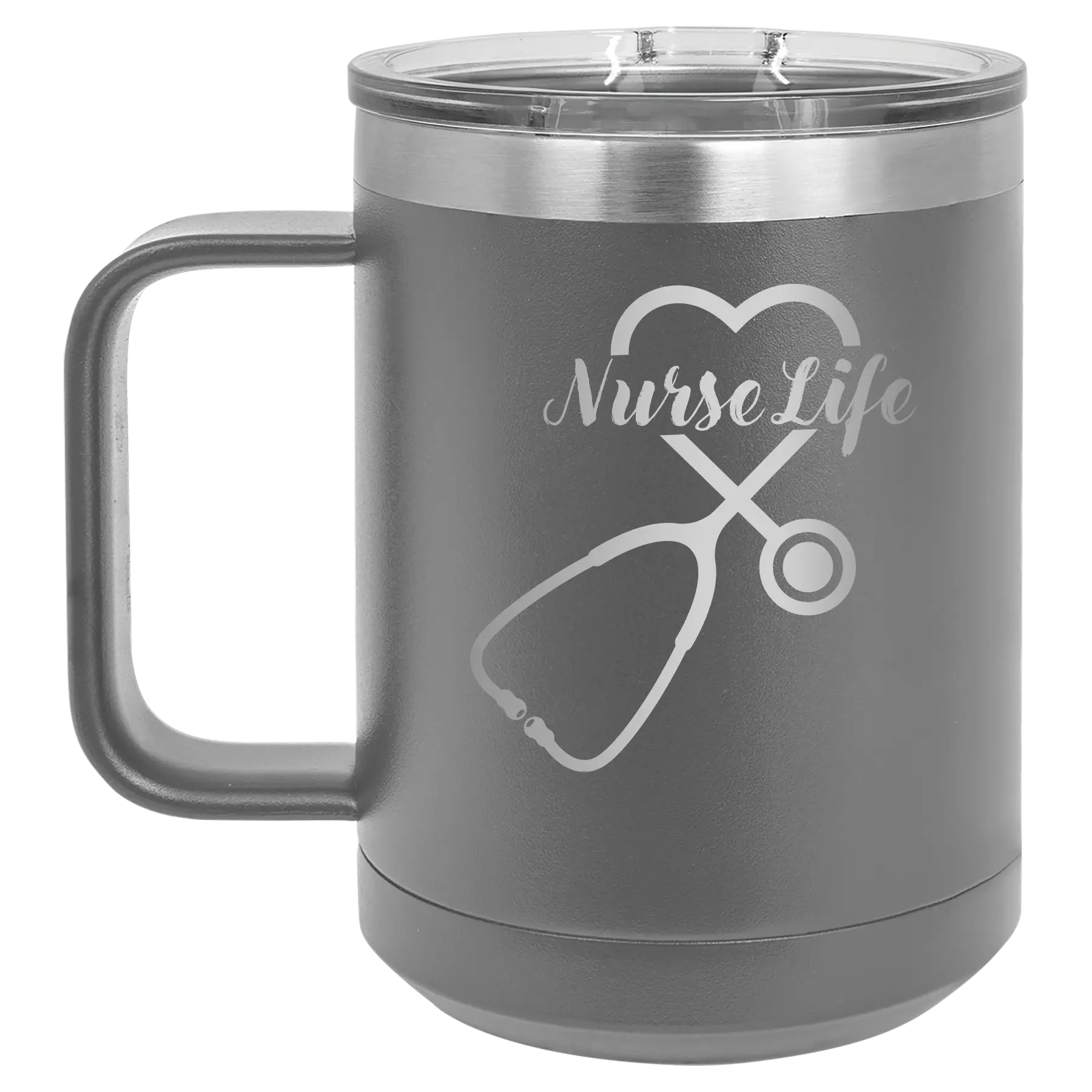Nurse Life 15 oz Mug | Dark Gray