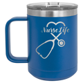 Nurse Life 15 oz Mug | Royal Blue