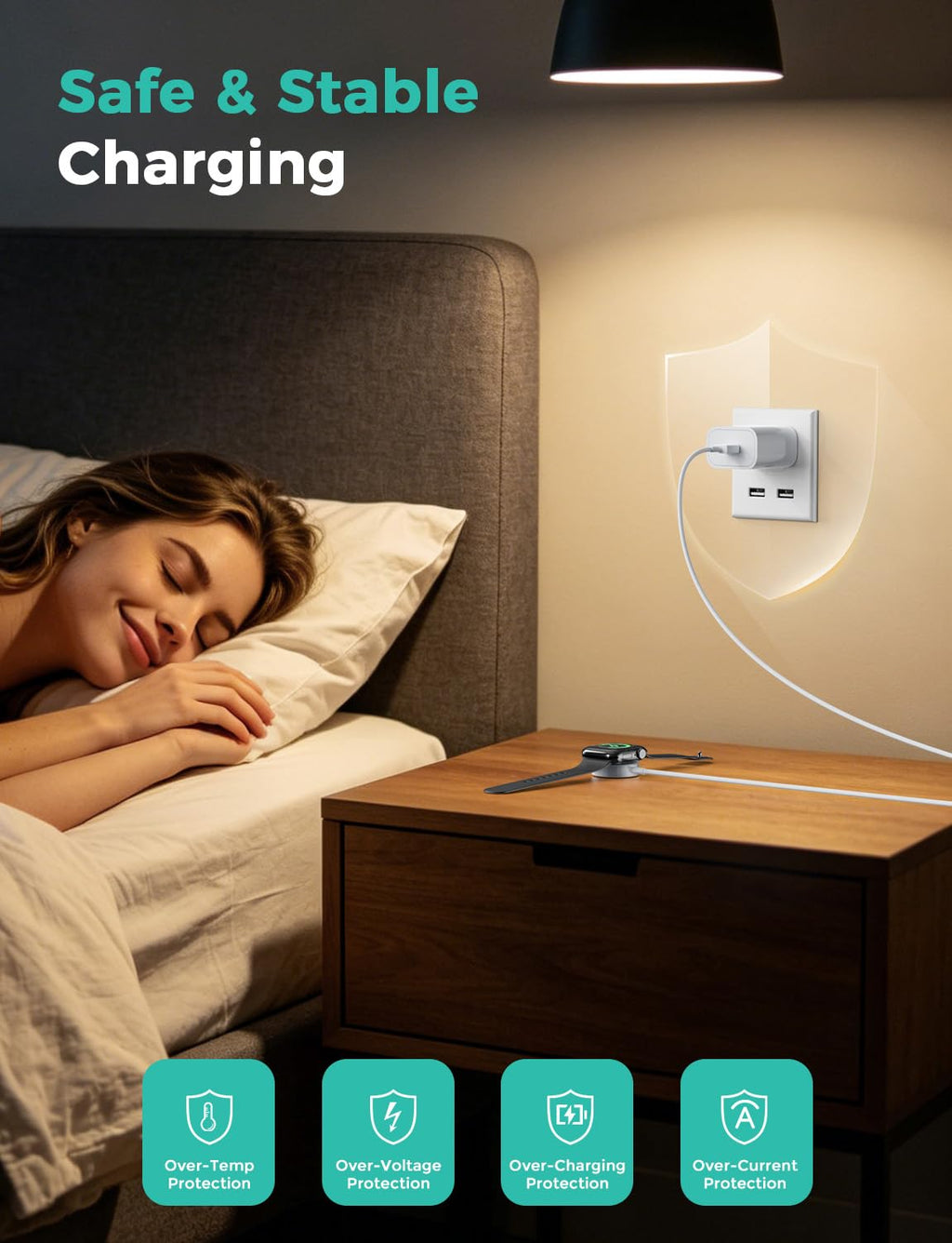 2026 Upgraded USB C for Apple Watch Charger Magnetic Fast Charging Cable Portable Wireless Charging Compatible with iWatch Series 11/10/9/8/7/6/5/4/3/2