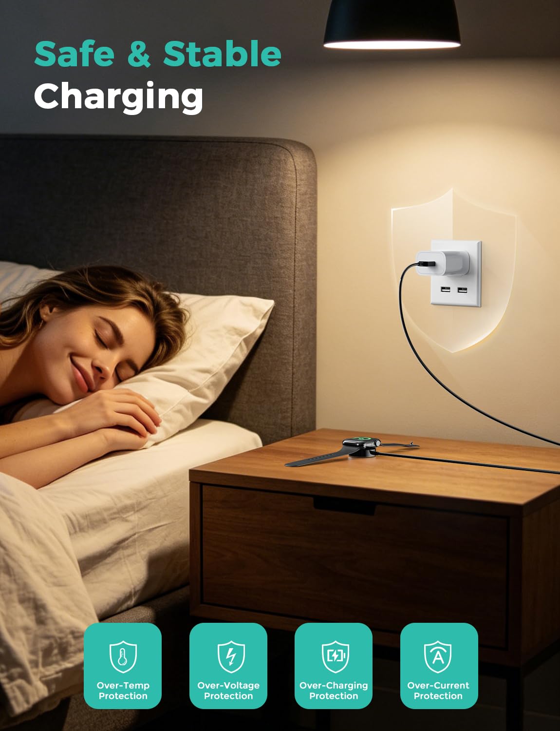 2026 Upgraded USB C for Apple Watch Charger Magnetic Fast Charging Cable Portable Wireless Charging Compatible with iWatch Series 11/10/9/8/7/6/5/4/3/2