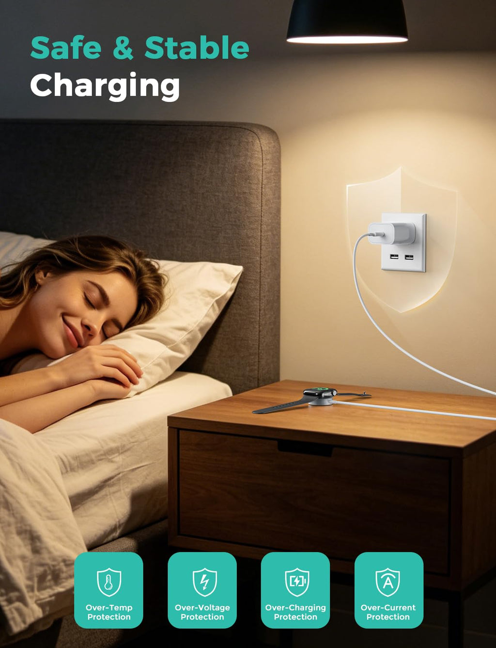 2026 Upgraded USB C for Apple Watch Charger Magnetic Fast Charging Cable Portable Wireless Charging Compatible with iWatch Series 11/10/9/8/7/6/5/4/3/2