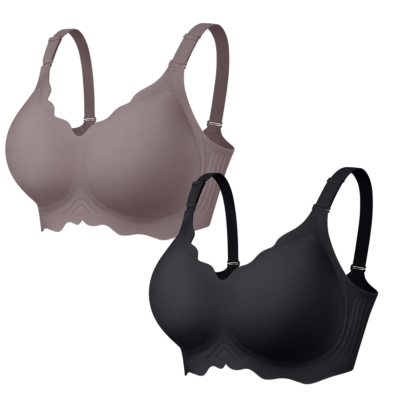 OEAK Women Value Series Jelly Bras Wireless Pushup Convertible Bra