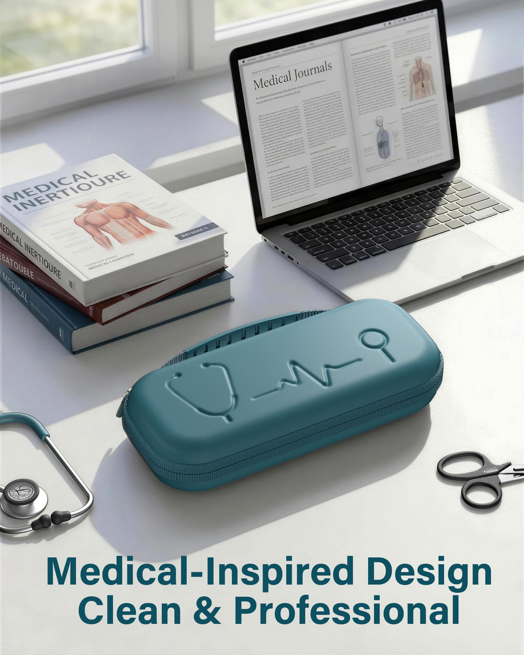 ProCase Stethoscope Case for 3M Littmann Classic III & Cardiology IV -Silvergrey