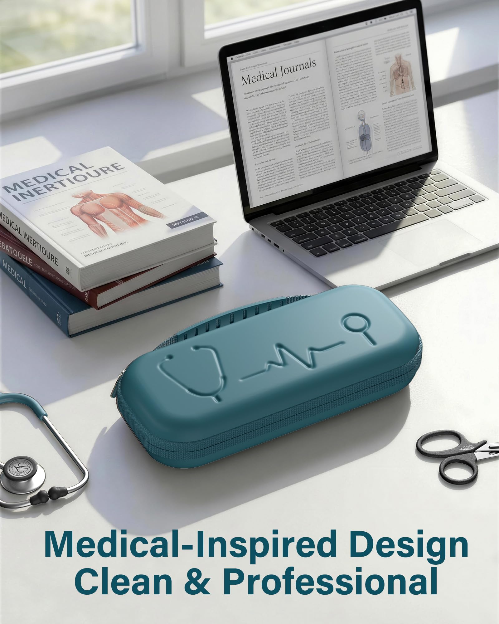 ProCase Stethoscope Case for 3M Littmann Classic III & Cardiology IV -Silvergrey