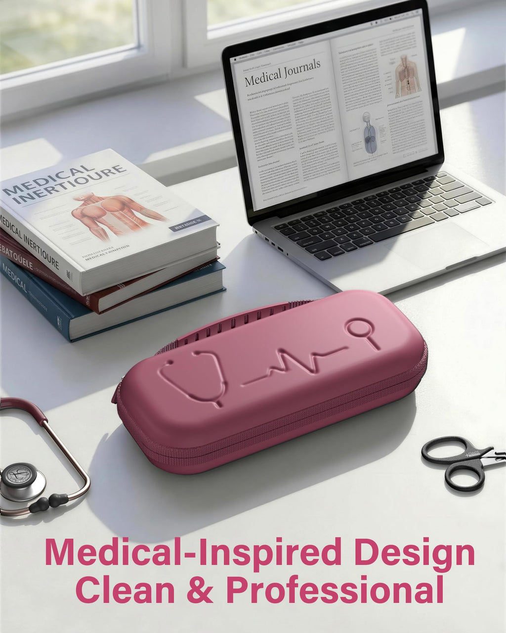ProCase Stethoscope Case for 3M Littmann Classic III & Cardiology IV -Silvergrey