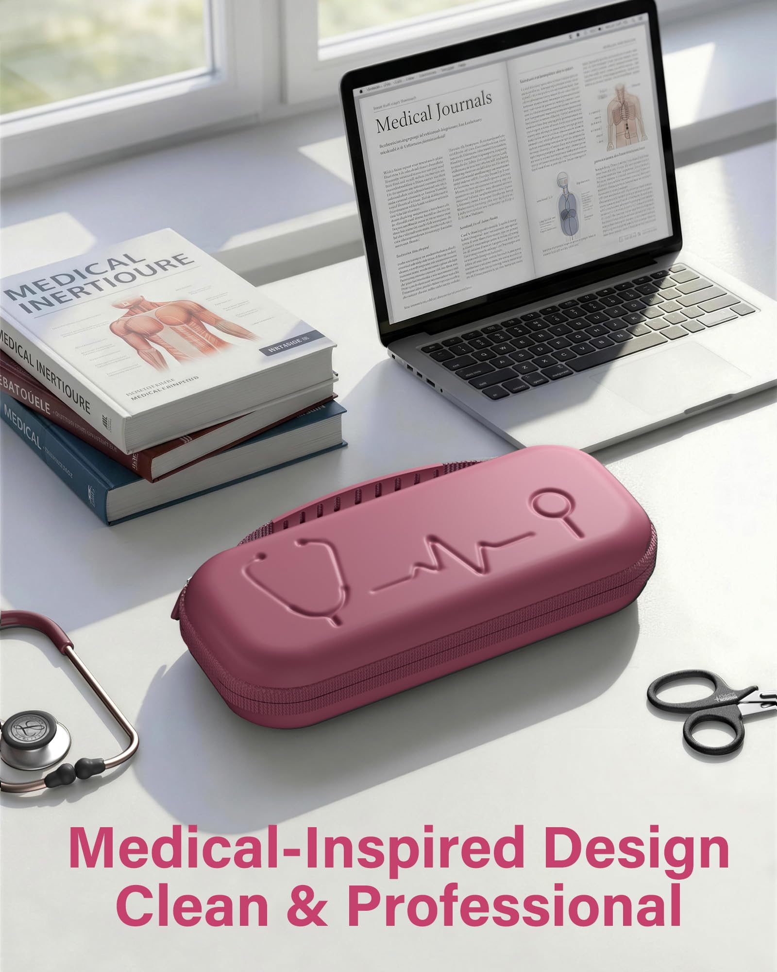 ProCase Stethoscope Case for 3M Littmann Classic III & Cardiology IV -Silvergrey
