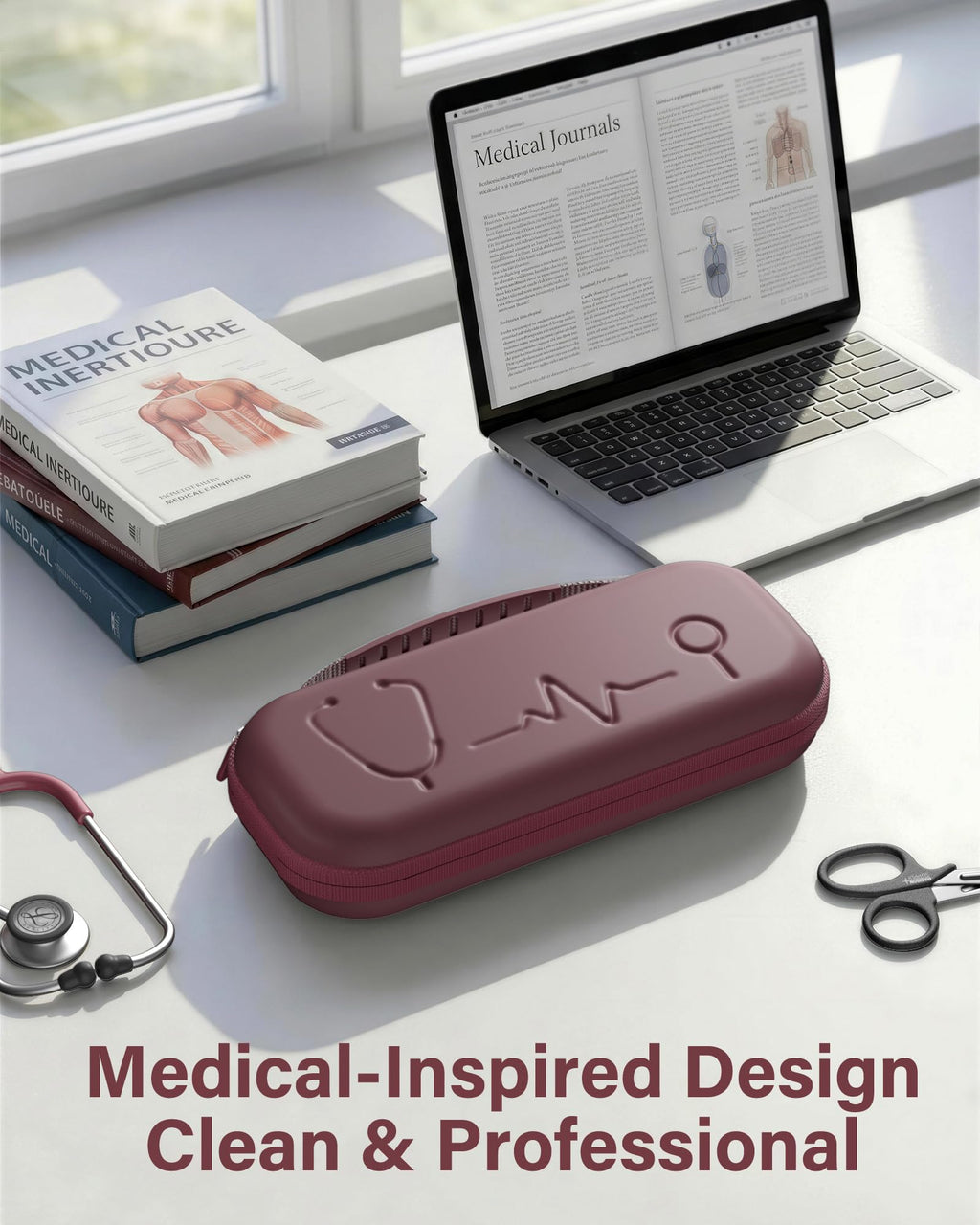 ProCase Stethoscope Case for 3M Littmann Classic III & Cardiology IV -Silvergrey