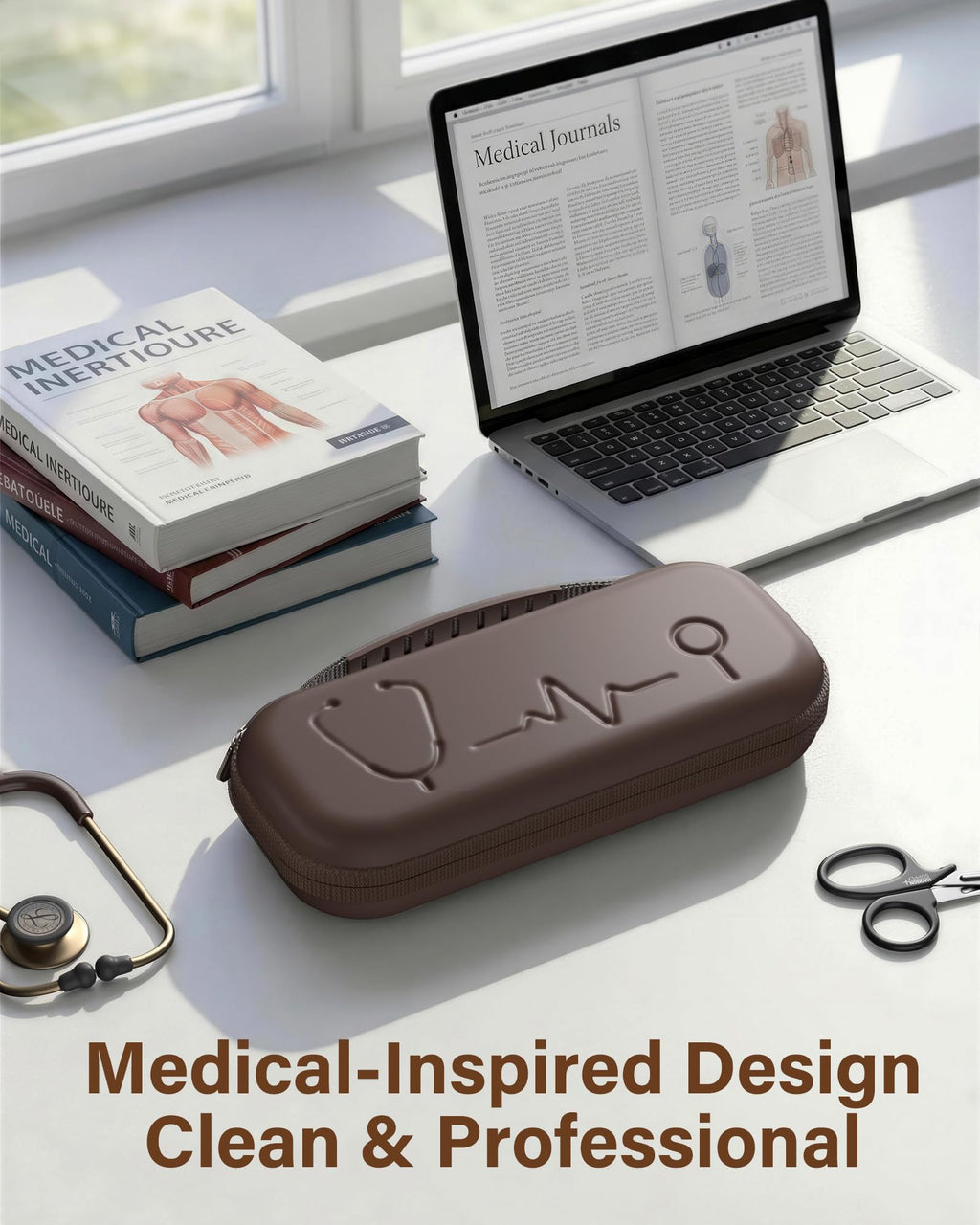 ProCase Stethoscope Case for 3M Littmann Classic III & Cardiology IV -Silvergrey