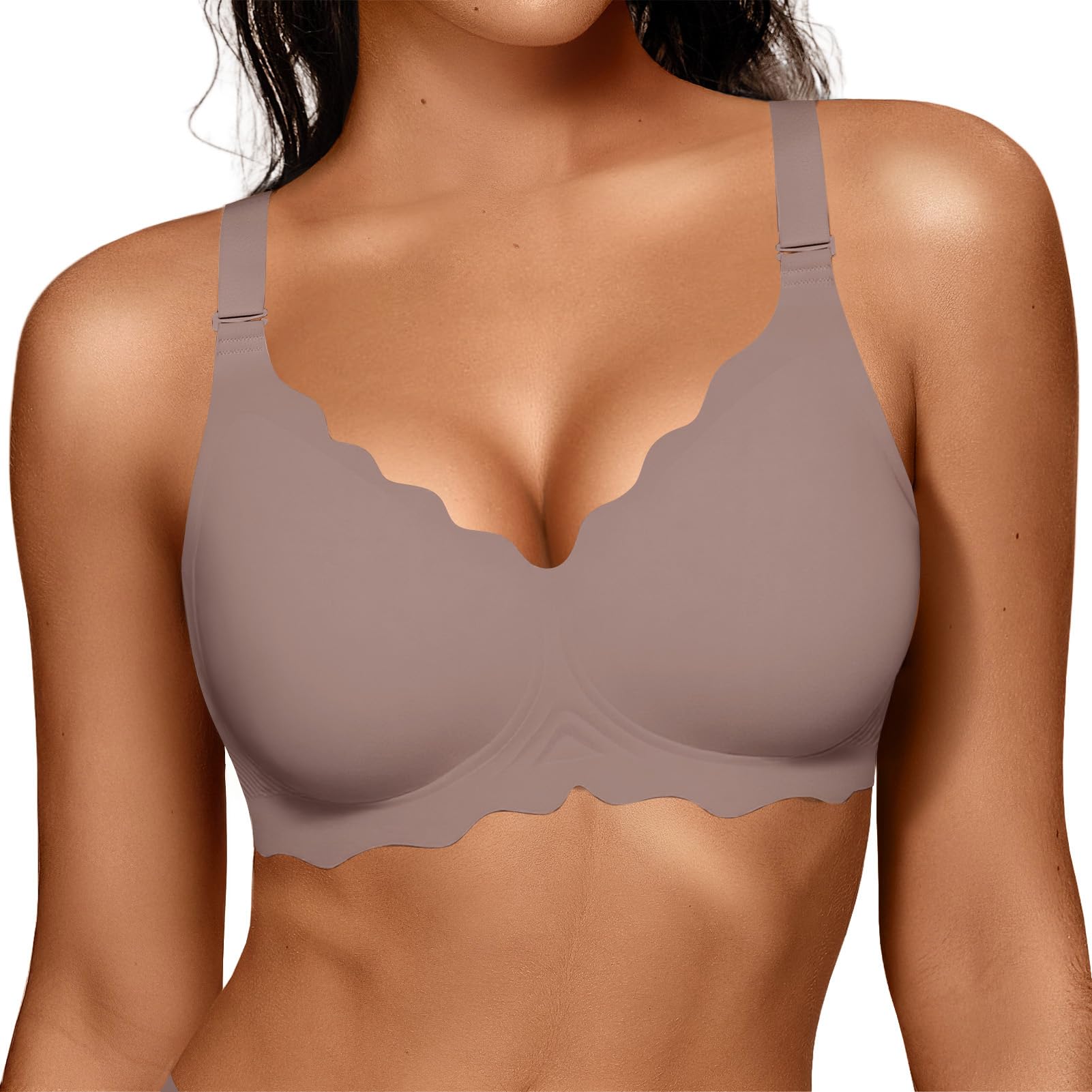 OEAK Women Value Series Jelly Bras Wireless Pushup Convertible Bra