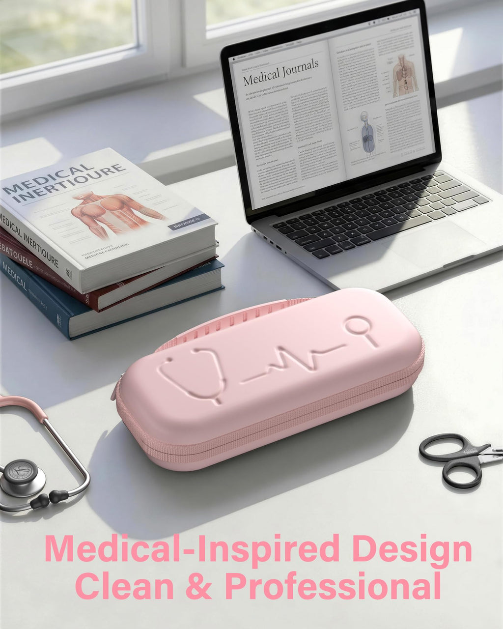 ProCase Stethoscope Case for 3M Littmann Classic III & Cardiology IV -Silvergrey