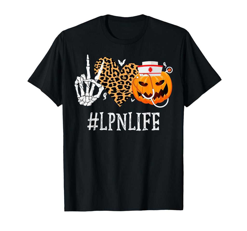 Lpn Licensed Practical Nurse Peace T-Shirt - Casual Everyday Wear Unisex