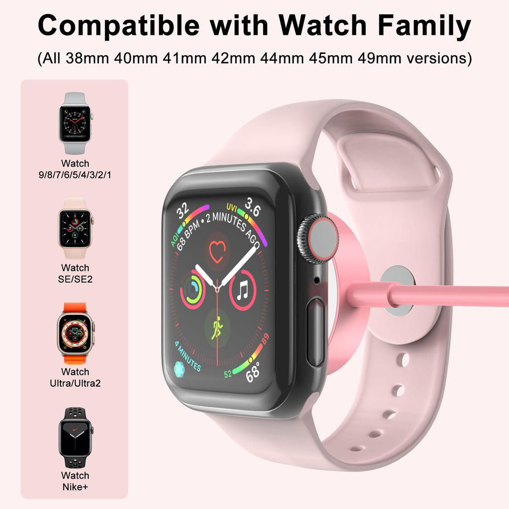 2026 Upgraded USB C for Apple Watch Charger Magnetic Fast Charging Cable Portable Wireless Charging Compatible with iWatch Series 11/10/9/8/7/6/5/4/3/2