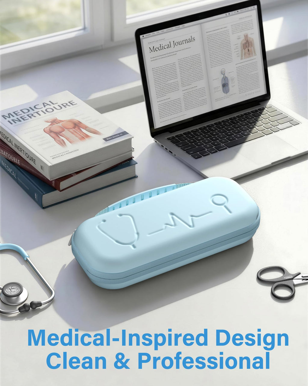 ProCase Stethoscope Case for 3M Littmann Classic III & Cardiology IV -Silvergrey