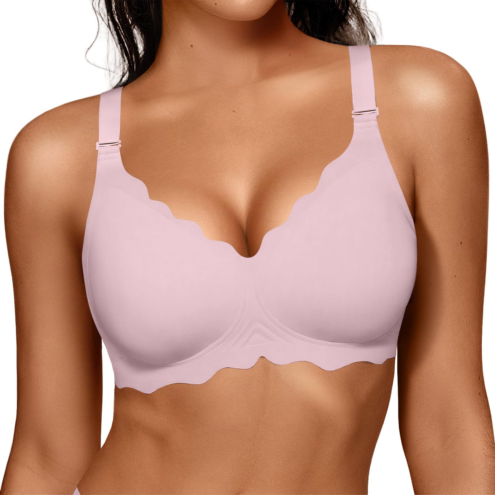 OEAK Women Value Series Jelly Bras Wireless Pushup Convertible Bra