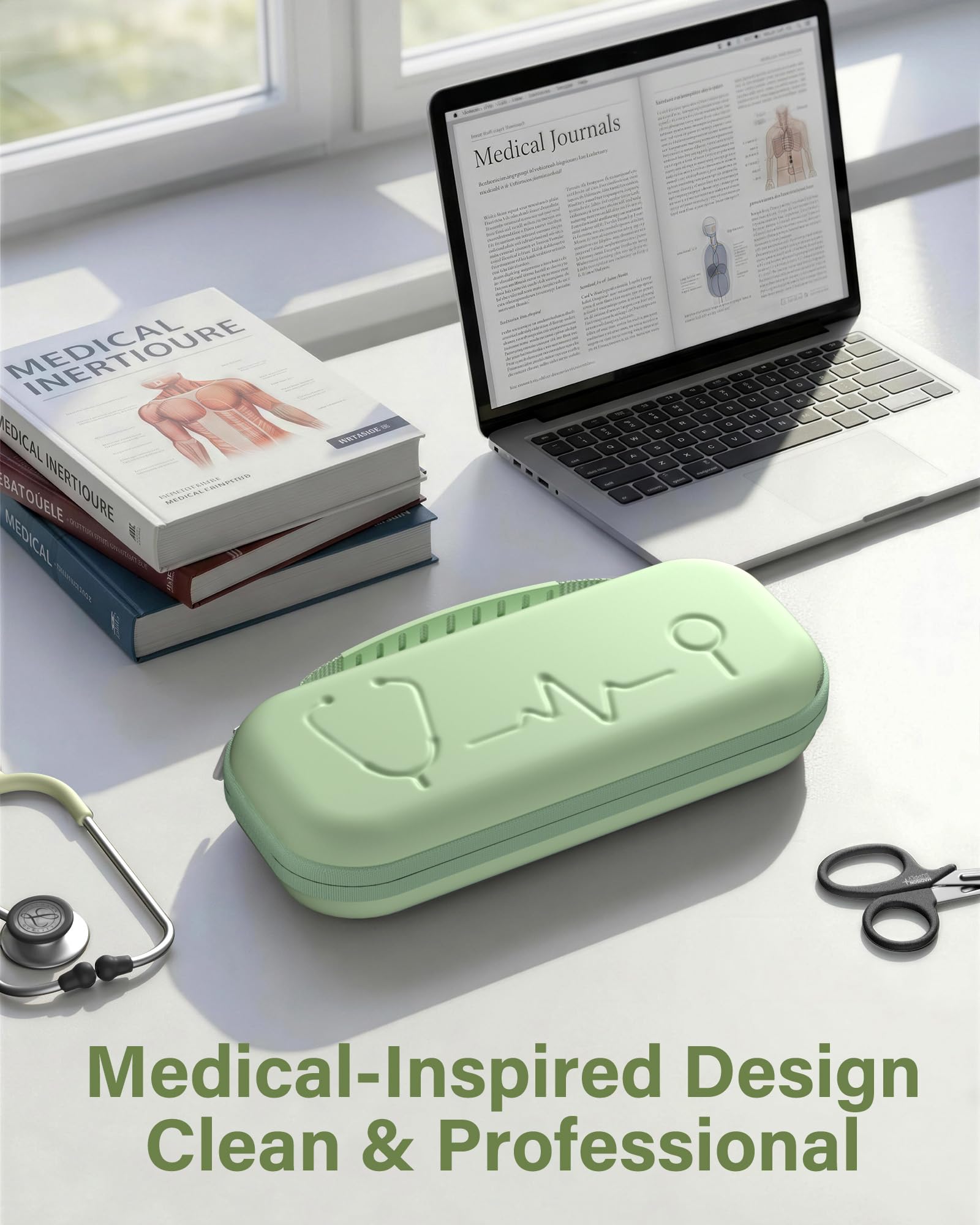 ProCase Stethoscope Case for 3M Littmann Classic III & Cardiology IV -Silvergrey
