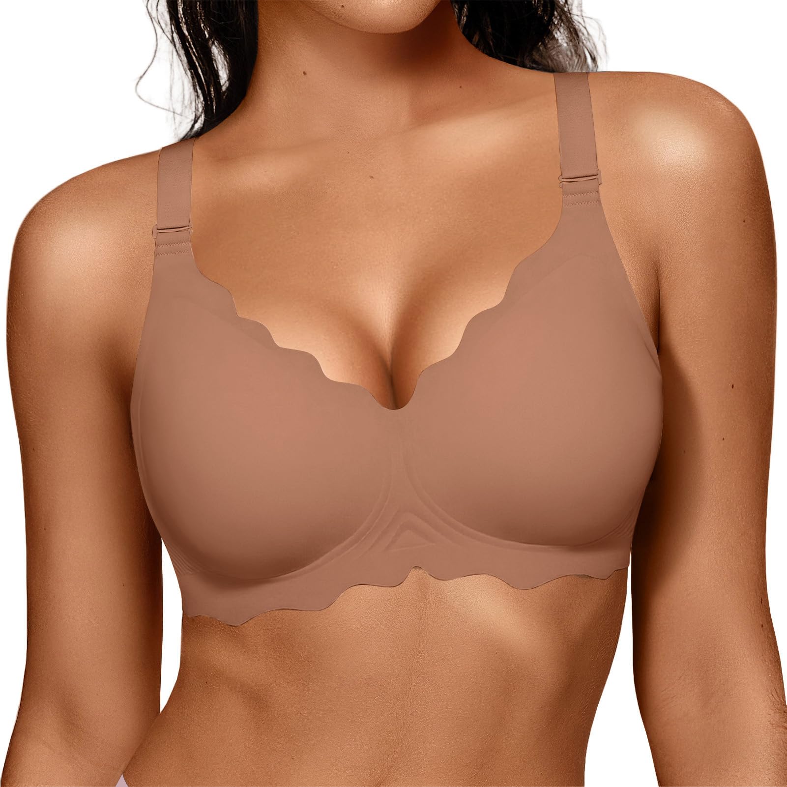 OEAK Women Value Series Jelly Bras Wireless Pushup Convertible Bra