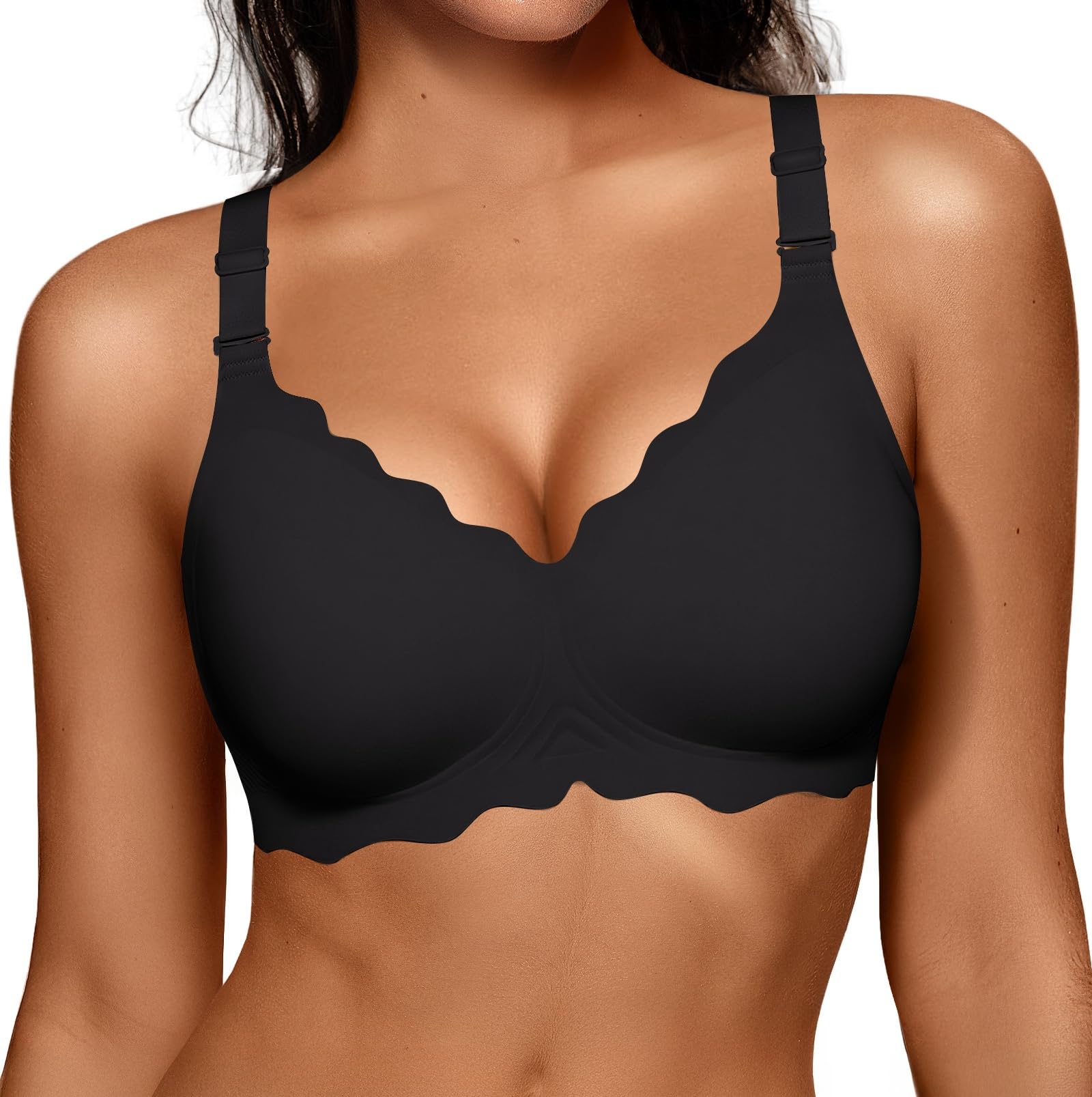 OEAK Women Value Series Jelly Bras Wireless Pushup Convertible Bra