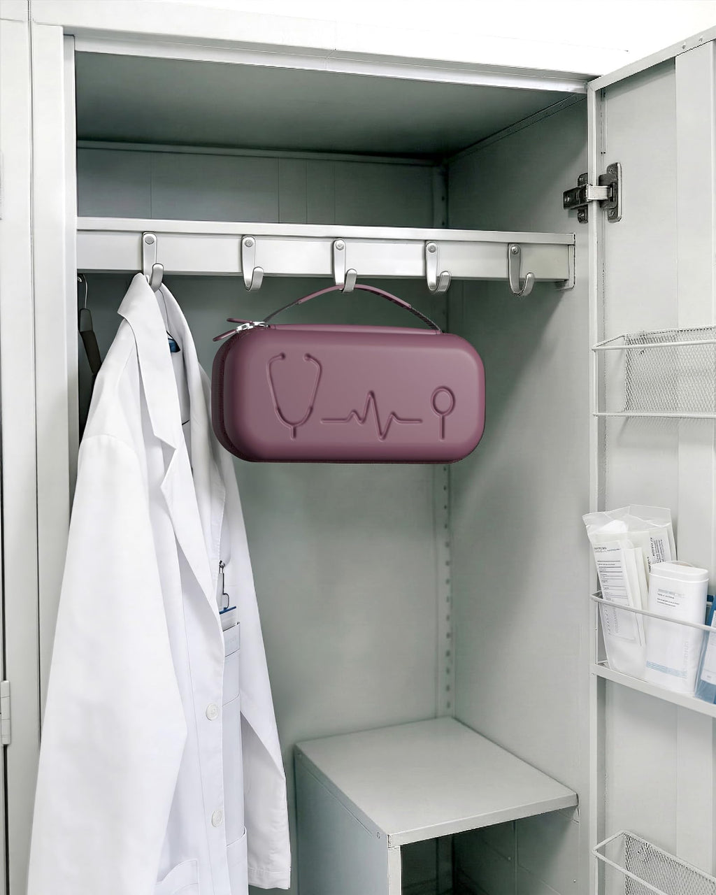 ProCase Stethoscope Case for 3M Littmann Classic III & Cardiology IV -Silvergrey