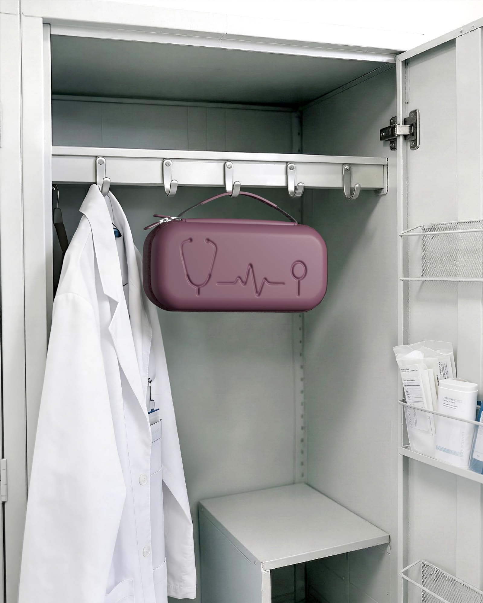 ProCase Stethoscope Case for 3M Littmann Classic III & Cardiology IV -Silvergrey