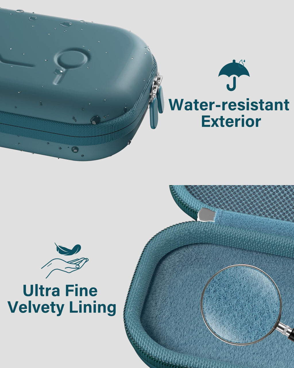 ProCase Stethoscope Case for 3M Littmann Classic III & Cardiology IV -Silvergrey