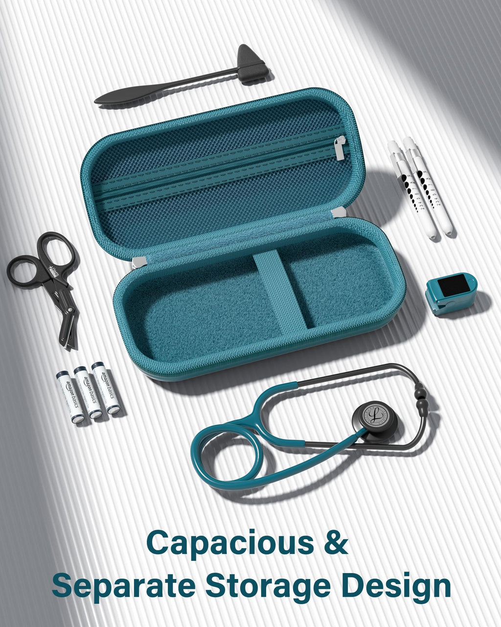 ProCase Stethoscope Case for 3M Littmann Classic III & Cardiology IV -Silvergrey