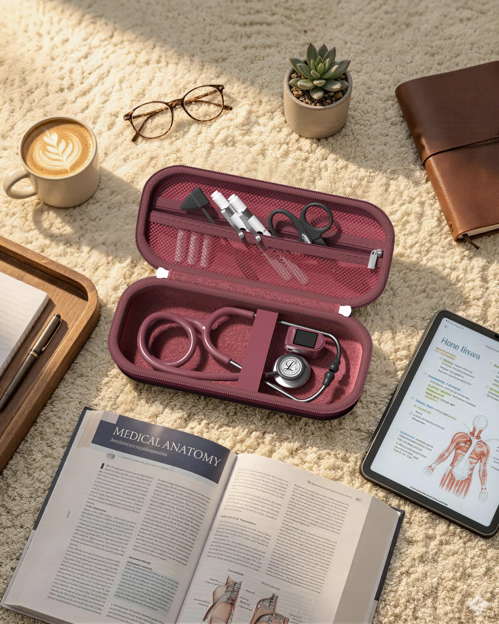 ProCase Stethoscope Case for 3M Littmann Classic III & Cardiology IV -Silvergrey