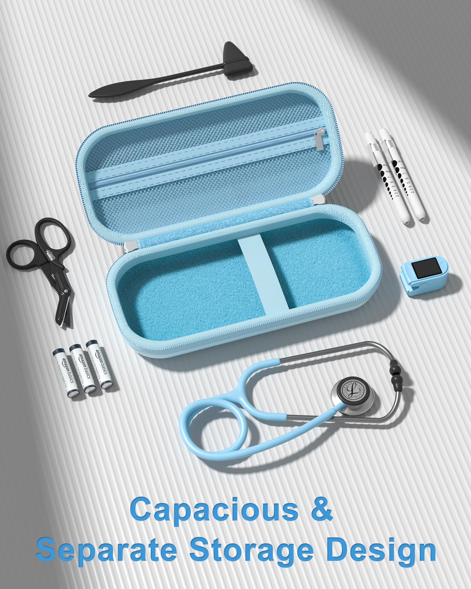 ProCase Stethoscope Case for 3M Littmann Classic III & Cardiology IV -Silvergrey