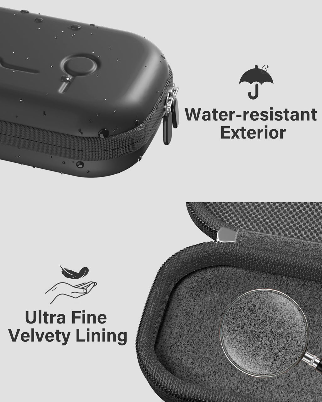 ProCase Stethoscope Case for 3M Littmann Classic III & Cardiology IV -Silvergrey
