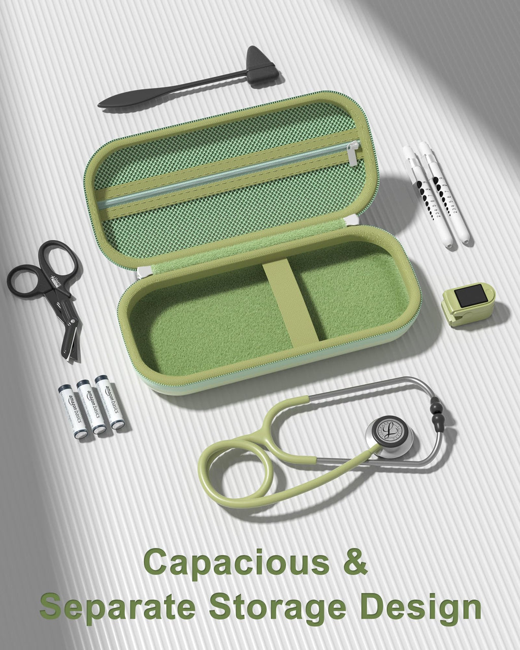 ProCase Stethoscope Case for 3M Littmann Classic III & Cardiology IV -Silvergrey