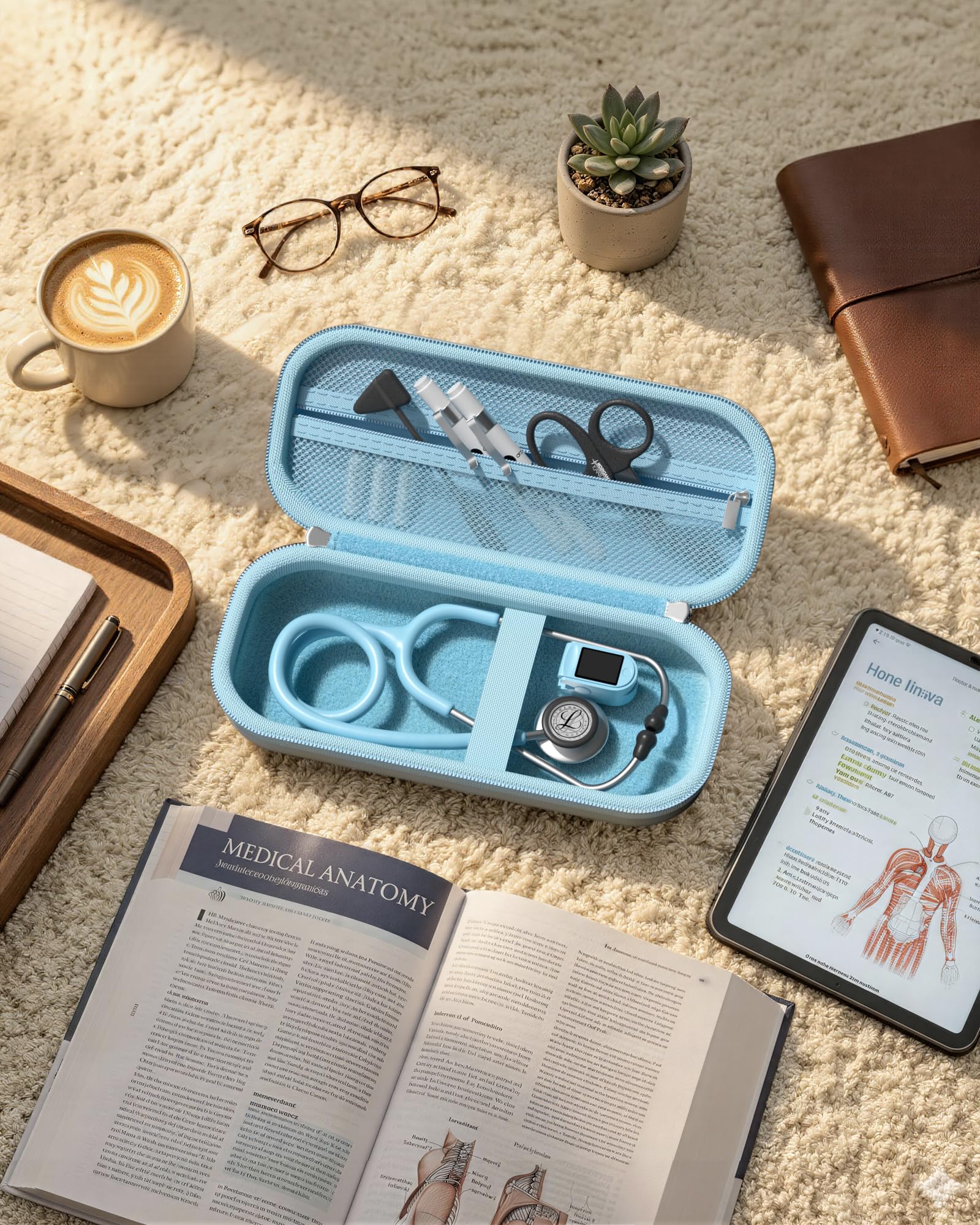ProCase Stethoscope Case for 3M Littmann Classic III & Cardiology IV -Silvergrey