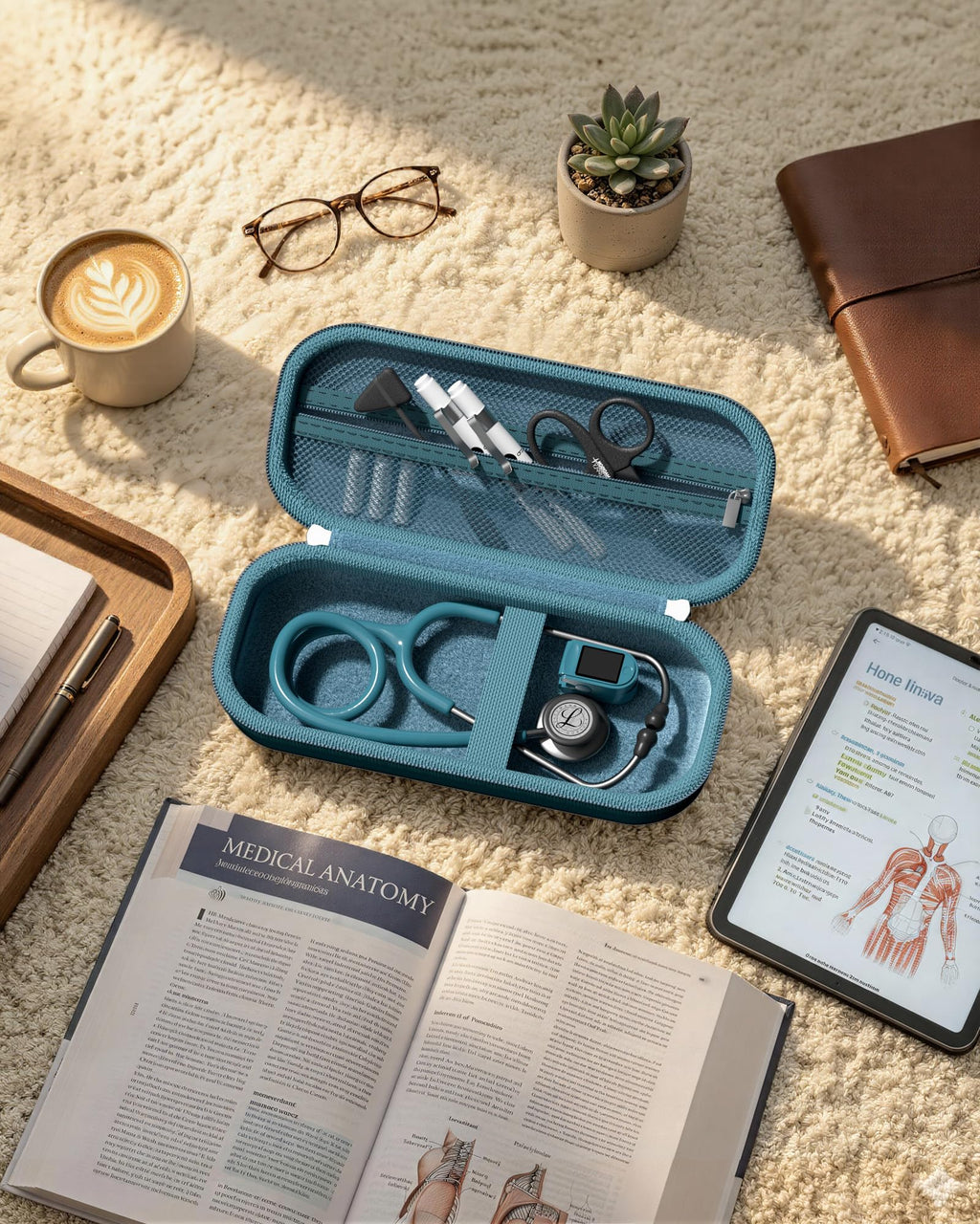 ProCase Stethoscope Case for 3M Littmann Classic III & Cardiology IV -Silvergrey