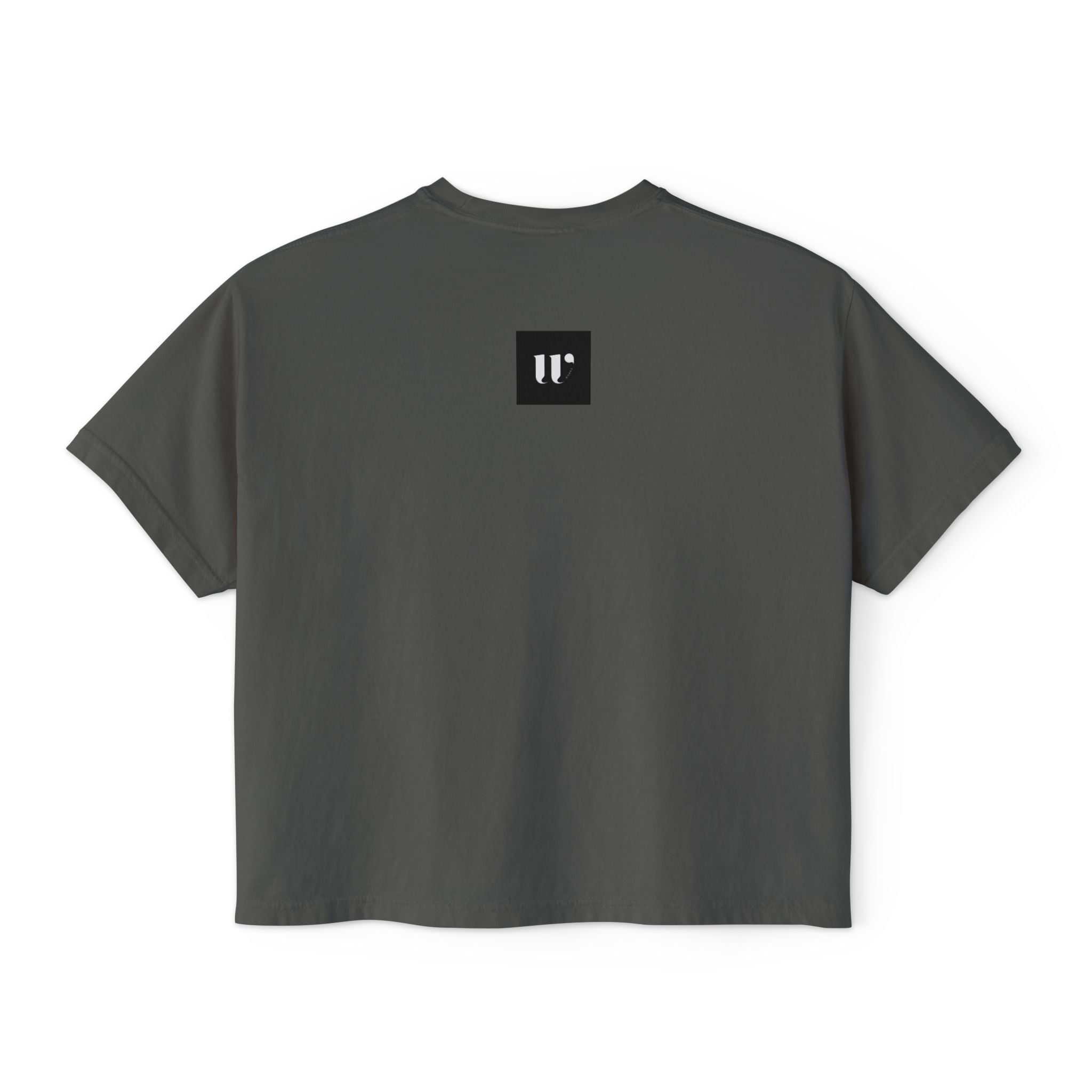 Minimalist Stethoscope Crop Top — Women's Boxy Tee for Nurses & Medical Students