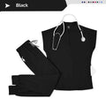 Spandex Stretch Medical Scrub Set Uniform