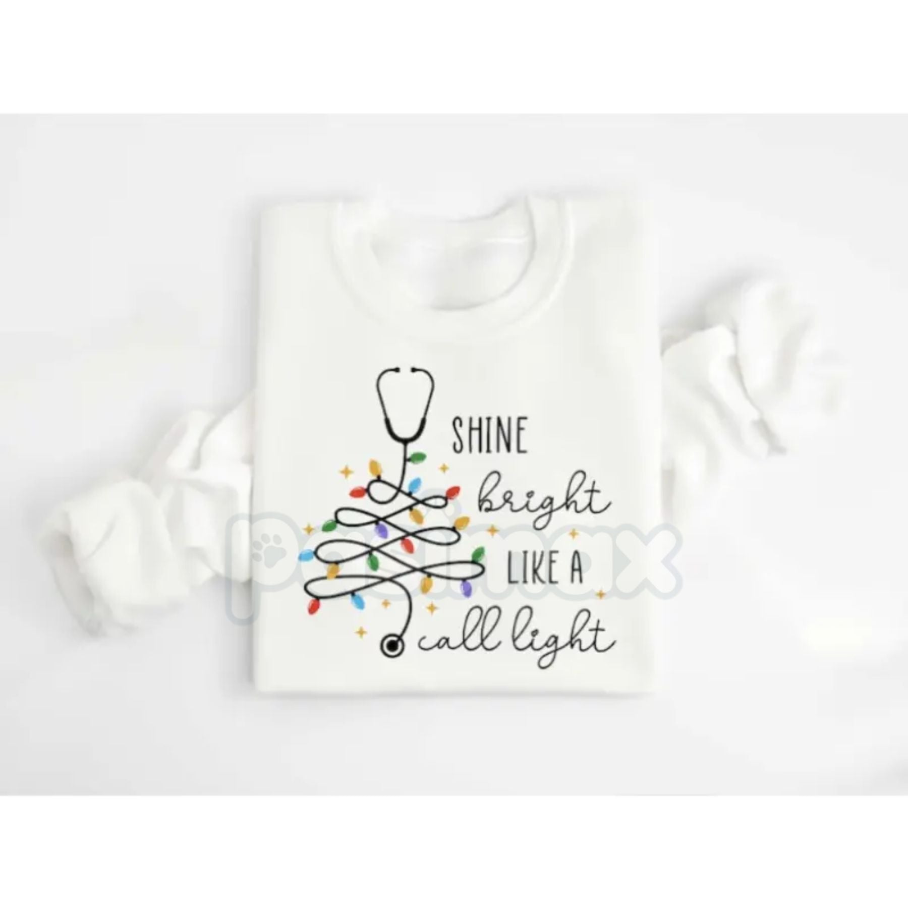Shine Bright Like A Call Light Sweatshirt – Funny Nurse, Doctor, or Healthcare Worker Gift
