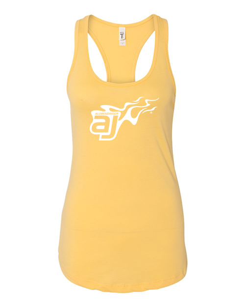 AJ Allmendinger - Women's Tank White Flame Logo