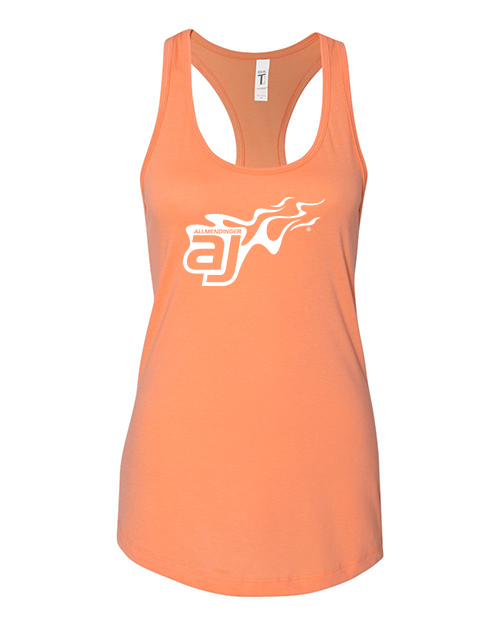 AJ Allmendinger - Women's Tank White Flame Logo