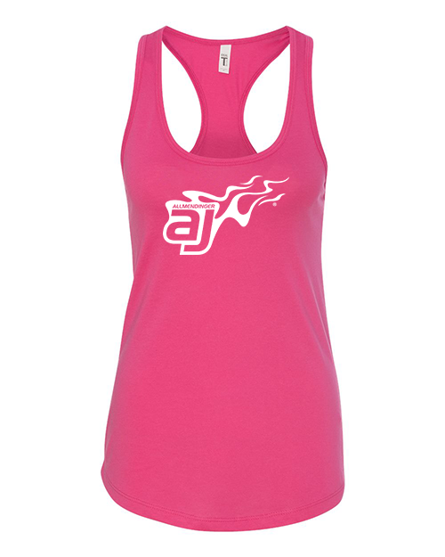 AJ Allmendinger - Women's Tank White Flame Logo