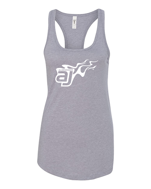 AJ Allmendinger - Women's Tank White Flame Logo